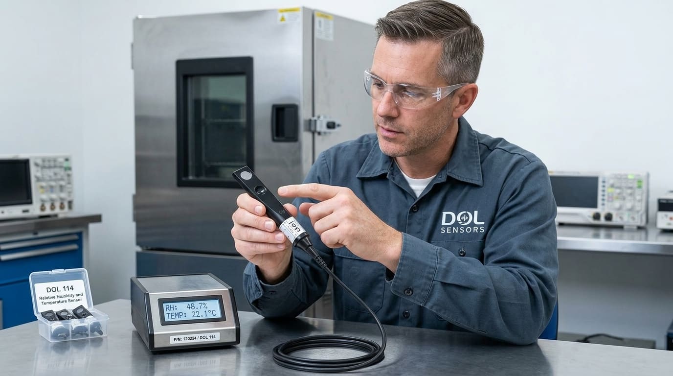 Датчик относительной влажности и температуры DOL 114 в интернет-магазине «Ремикс»