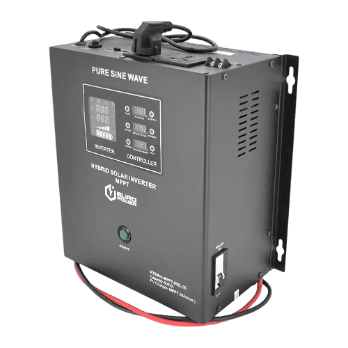 Гибридный инвертор Europower RTSWm-MPPT-500LCD, 300W, 12V, ток заряда 10A, 140-275V, MPPT (20/40А, 15-75Vdc) на сайте АМЕЛ.ЮА