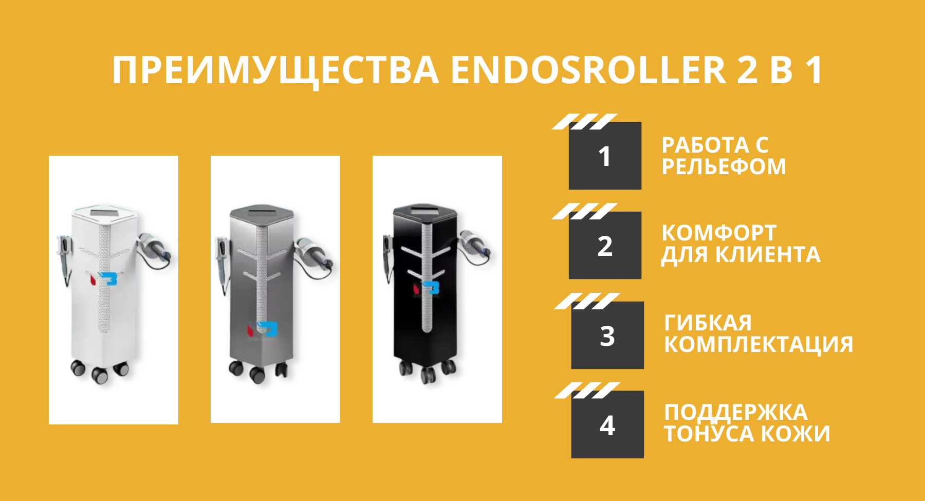 Переваги EndosRoller 2 в 1 от компании bodyshape