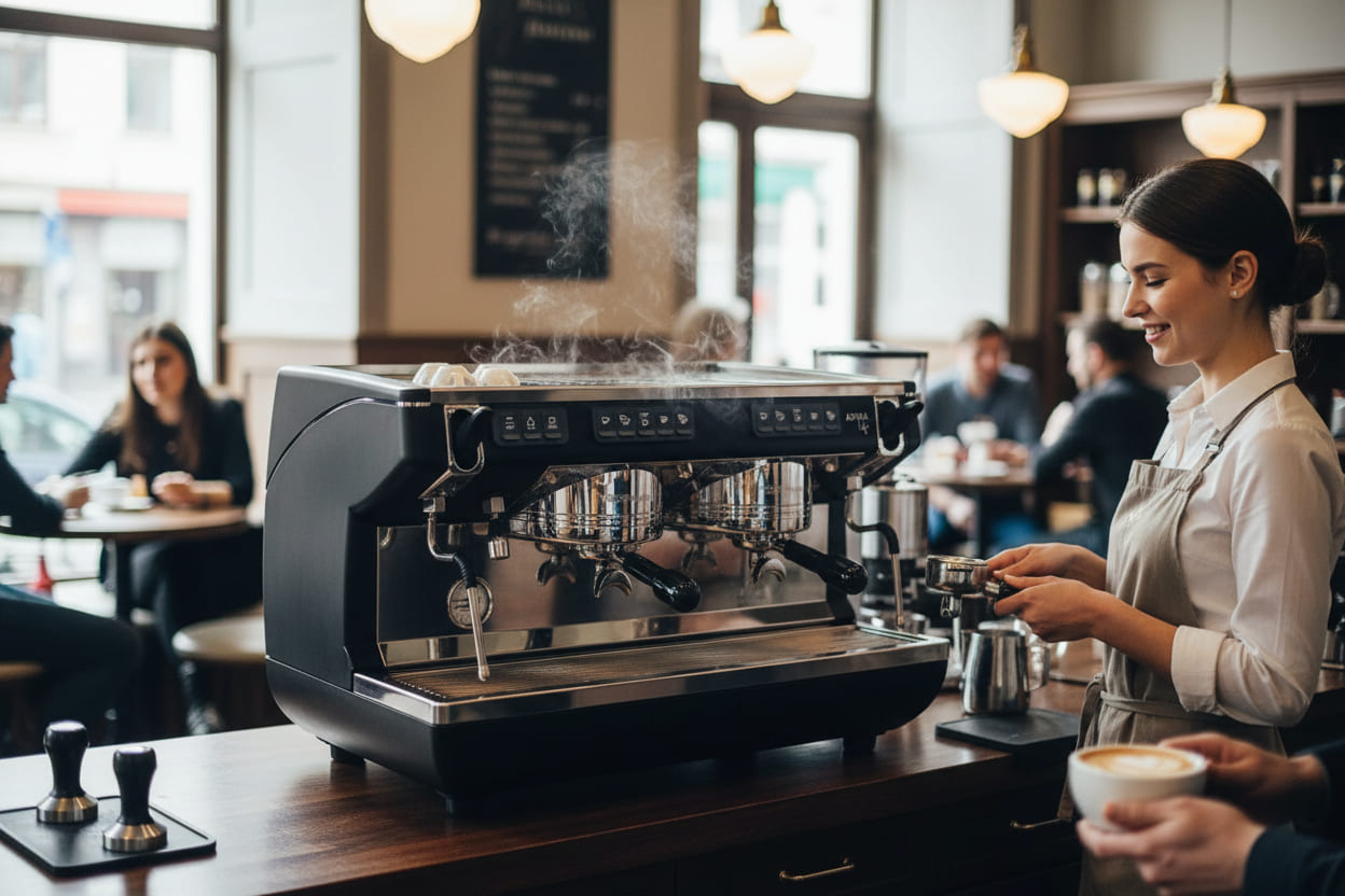 Аренда профессиональной кофемашины от «Систем кофе сервис» 