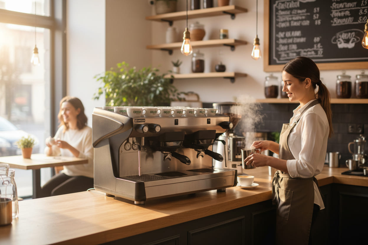   Кофемашина эспрессо Rancilio 5 S от «Систем кофе сервис» 
