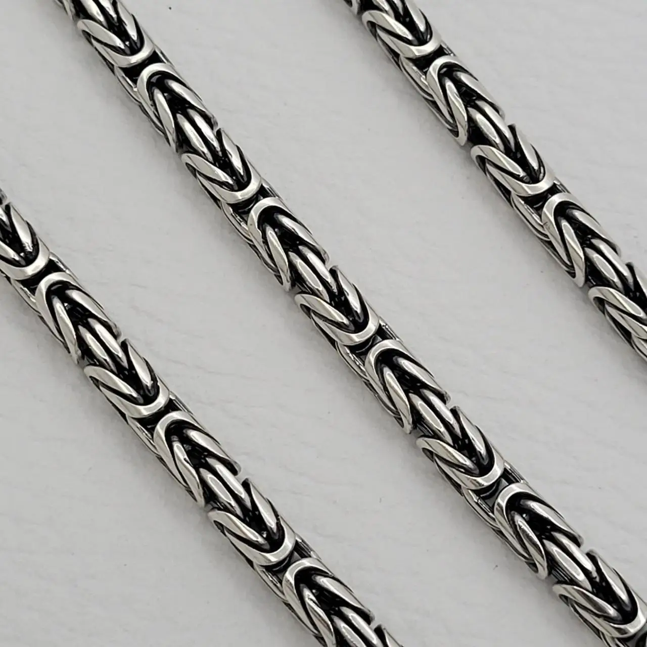 Серебряная цепочка лисий хвост Серебро 925 пробы в интернет-магазине «Family Jewelry»