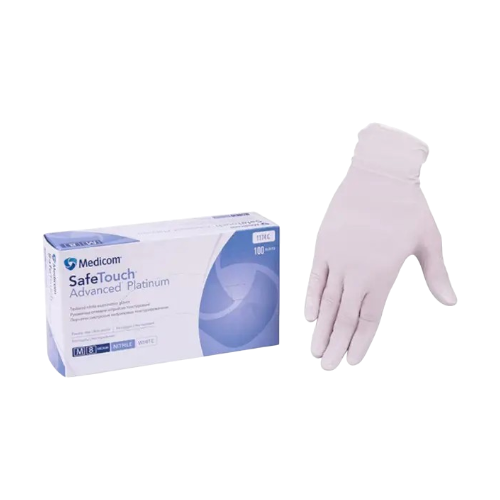 Перчатки нитриловые Medicom р. S белые в
                     интернет-магазине Kiev Dent