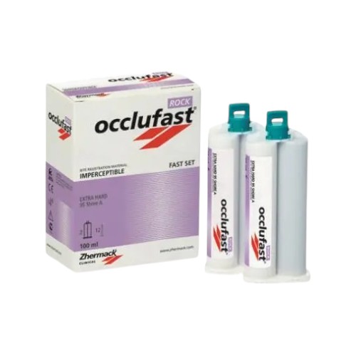 Какие особенности применения имеет А-силикон для регистрации прикуса Окклюфаст рок на сайте нашей компании Kiev Dent