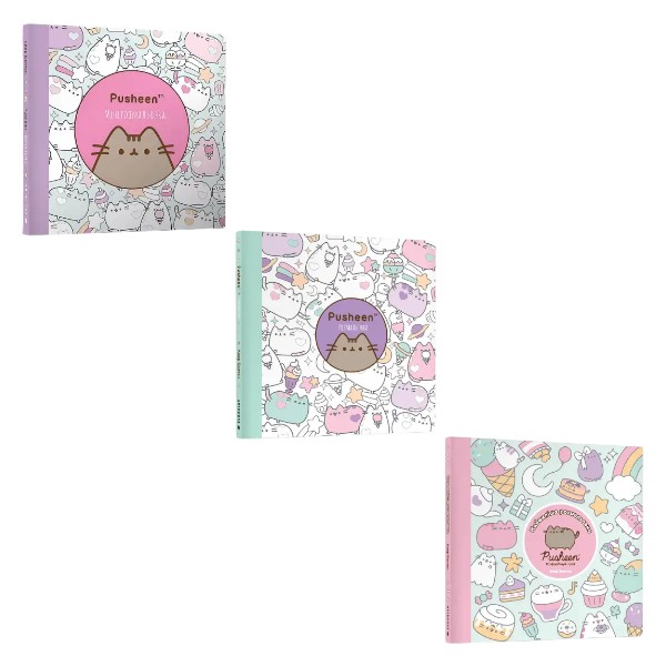 Комплект из 3 книг Клер Белтон (Минираскраска Pushee + Раскраска Pusheen + Самая милая раскраска)
 в интернет-магазине Knigarnia
