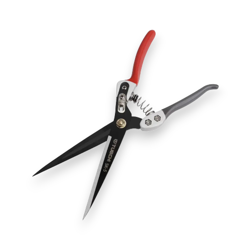 Садовые длинные ножницы для обрезания кустов с пружиной от компании MIX Инструмент