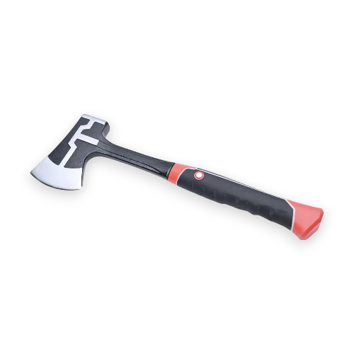 Топор универсальный цельнометаллический с обрезиненной рукояткой от компании MIX Инструмент