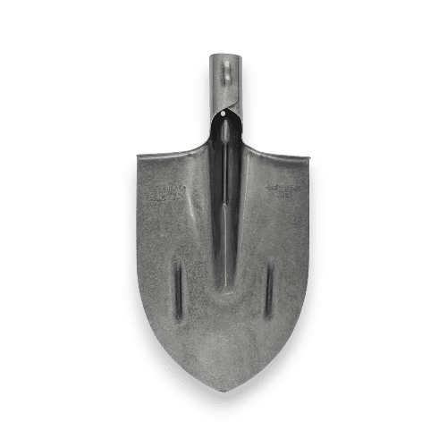 Штыковая лопата из рельсовой стали без рукоятки от компании MIX Инструмент
