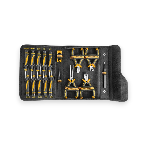 Набор прецизионных инструментов Tolsen 85317 - Комплект ручных инструментов на 17 предметов от компании MIX Инструмент