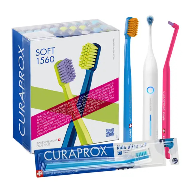 Оригинальная продукция Curaprox – щетки, пасты и другие средства для гигиены полости рта – представлена в интернет-магазине New Dental