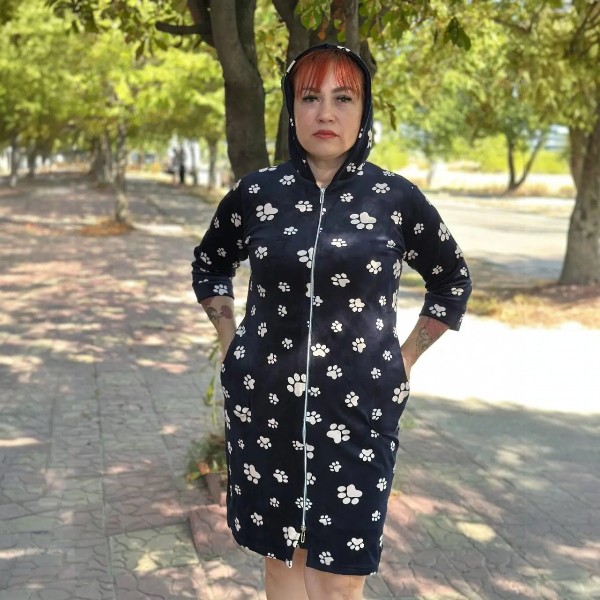 Женские велюровые халаты «Winso» Турция Art: 113 Бантики от интернет-магазина “Эврика”