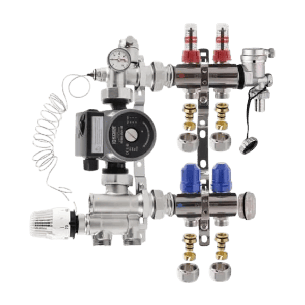 Koer нижний коллектор с насосом от компании «Отопление плюс»