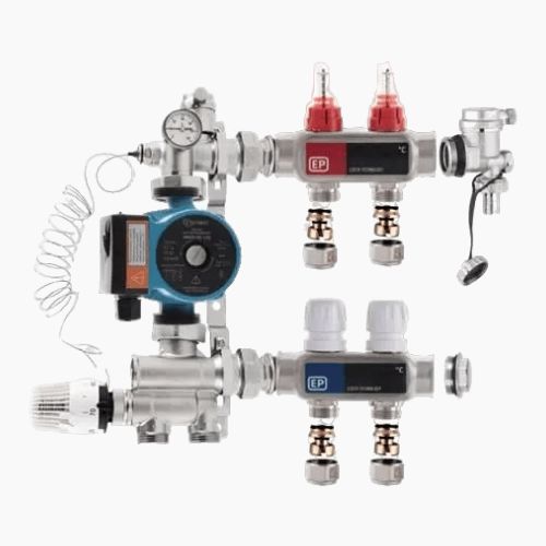 Коллектор для теплого пола Europroduct от компании «Отопление плюс»