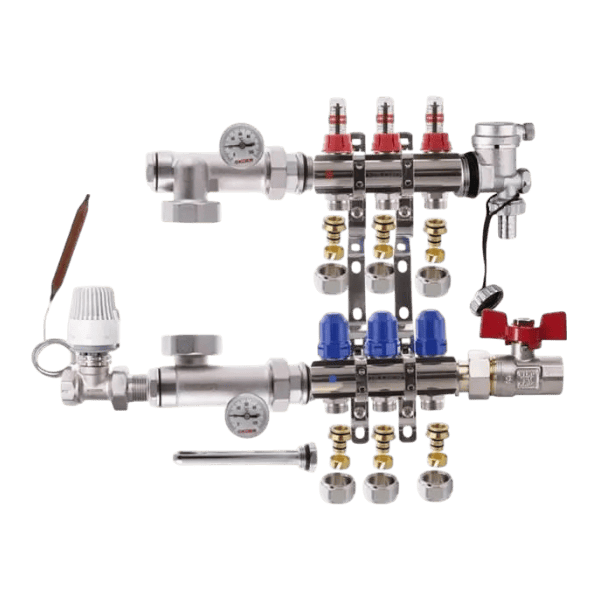 KOER боковая коллекторная сборка от компании «Отопление плюс»