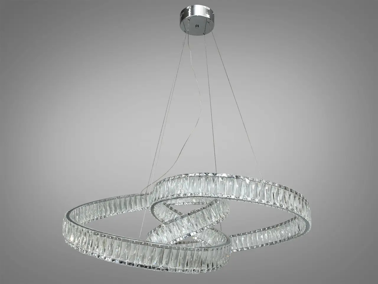 купить хрустальную люстру на тросах 175 Вт от интернет-магазина S-svit