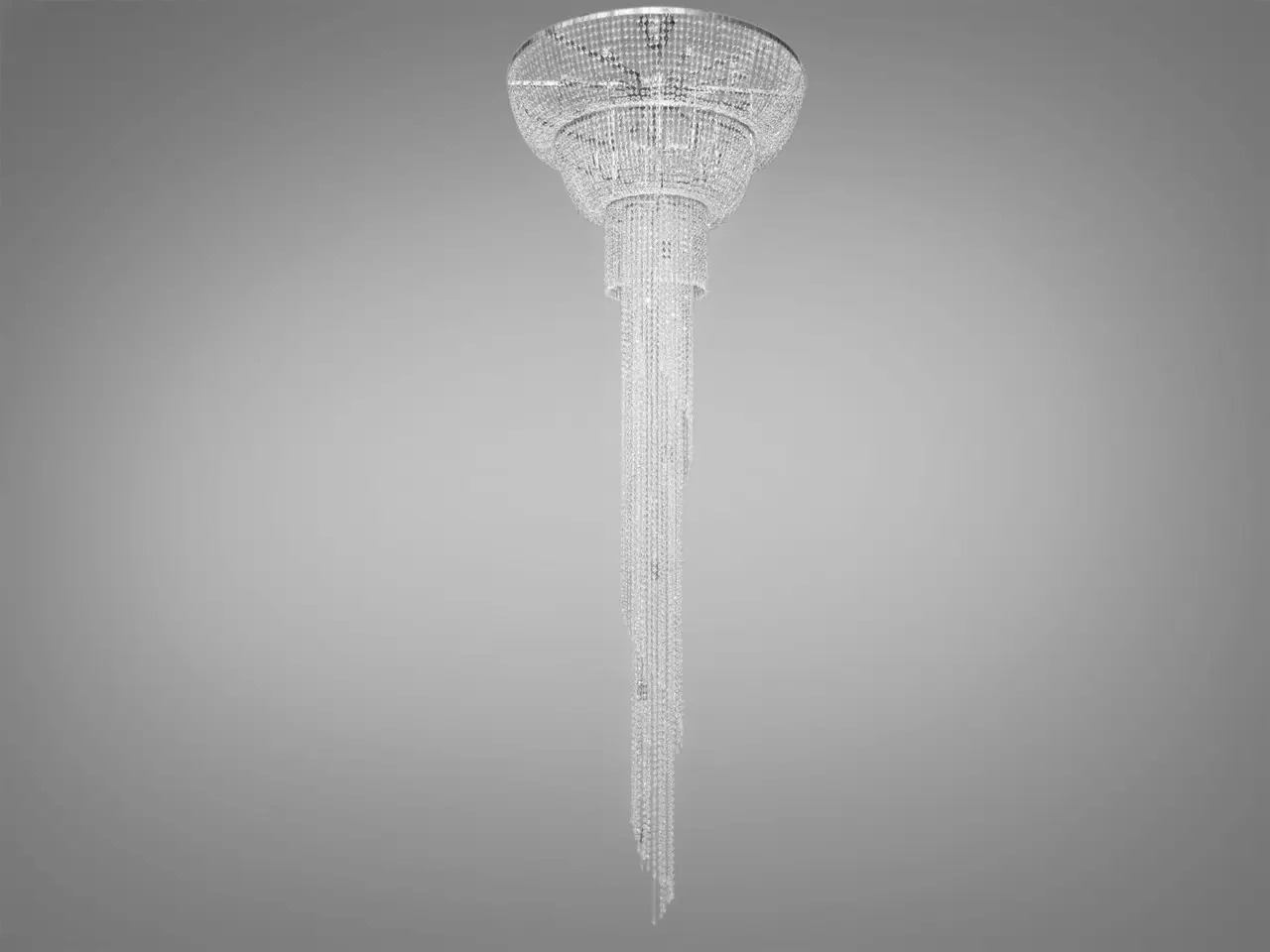 Где хрустальные люстры-каскад смотрятся наиболее эффектно от S-svit