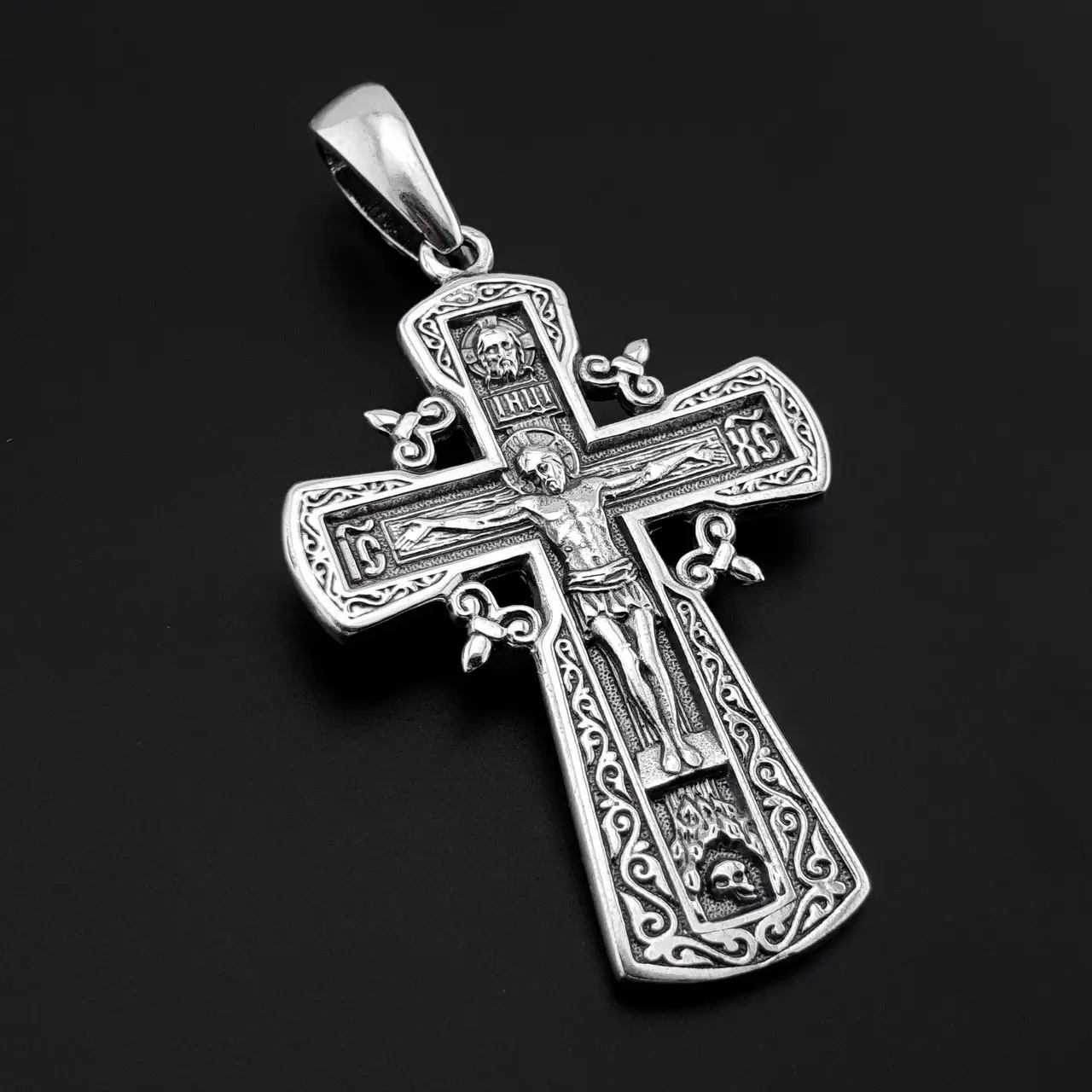 Серебро 925 пробы и чернение крестика