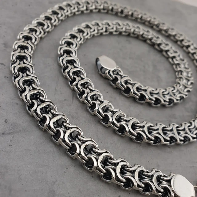 Цены на мужские серебряные цепи Рамзес в интернет-магазине «Серебряная планета»