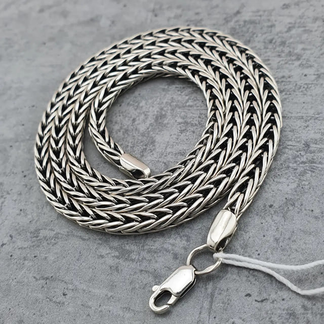 Мужские серебряные цепочки 55 см в интернет-магазине «Серебряная планета»