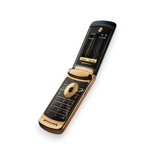 Motorola V8 Black/Gold 2GB – кнопочный мобильный телефон раскладушка купить в Киеве