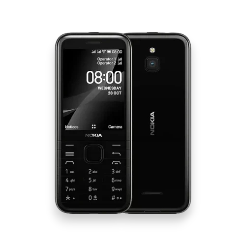 Мобільний телефон Nokia 8000 4G Dual Sim Black купити в Києві