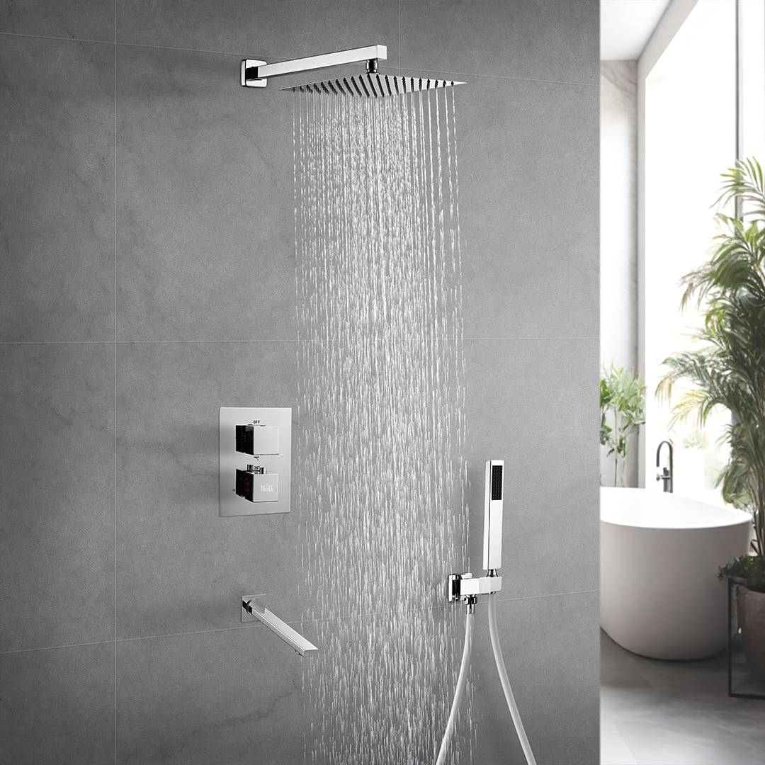 огромный выбор душевых стоек и
                        систем от «Водокран»